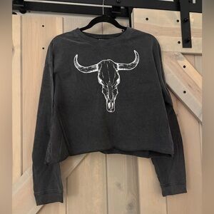 Women's Black Graphic Short Sleeve Tee